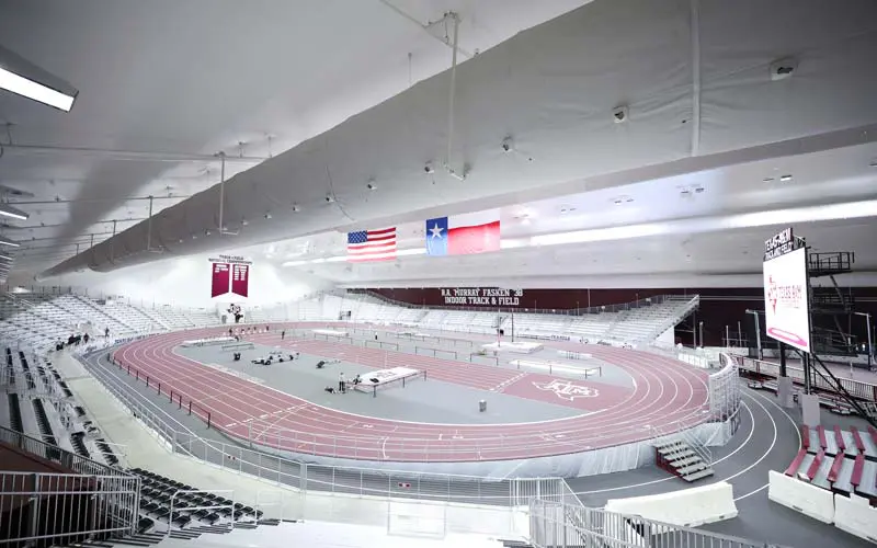 Indoor track facility